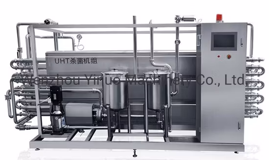 100 Liter 500L Complete Homogenizer Bottle Pouch Pasteurized Milk Pasteurizer Processing Production Line